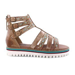 Leather Gladiator Sandals Roan - Bed Stu size 7.5